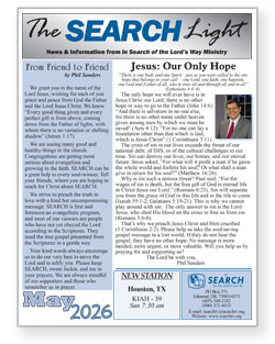 May Newsletter