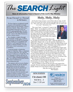 September Newsletter